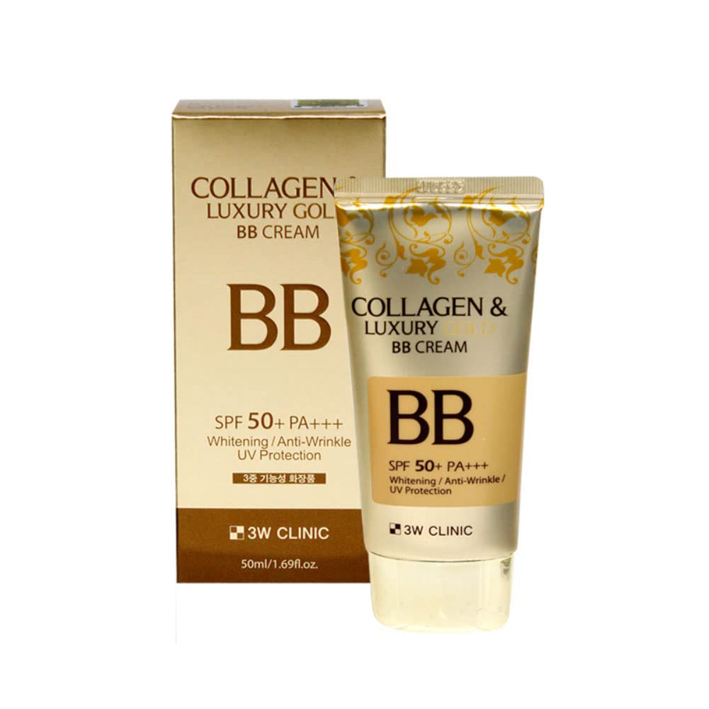 3W CLINIC - Collagen &amp; Luxury Gold BB Cream SPF50+ PA+++ - 50ml