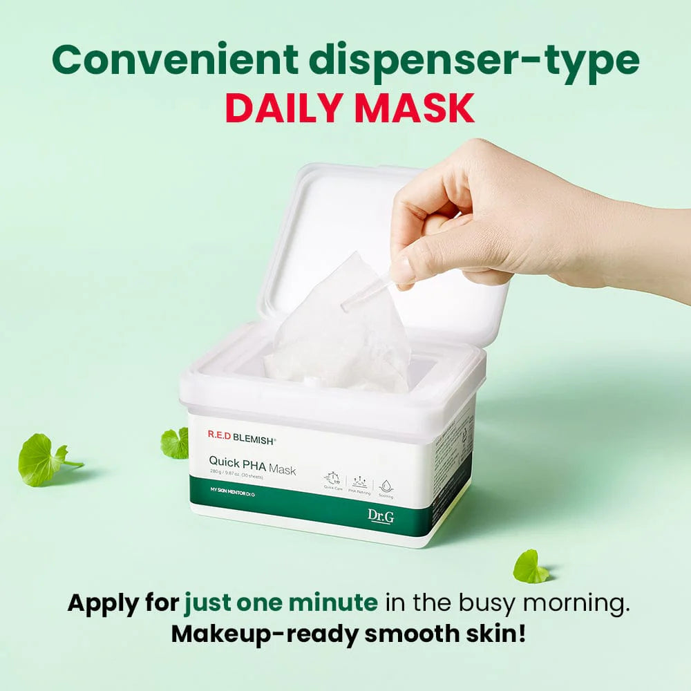 Dr.G -  R.E.D Blemish Quick PHA Mask 30stk