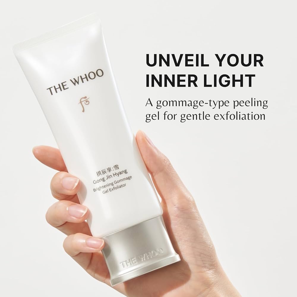 THE WHOO - Gongjinhyang Brightening Exfoliator Special Set 100ml peel + 40ml cleanser