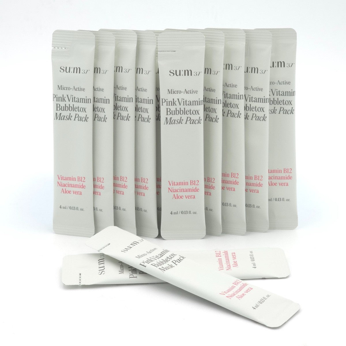 SU:M37 - Micro-Active Pink Vitamin Bubbletox Mask Pack 50stk