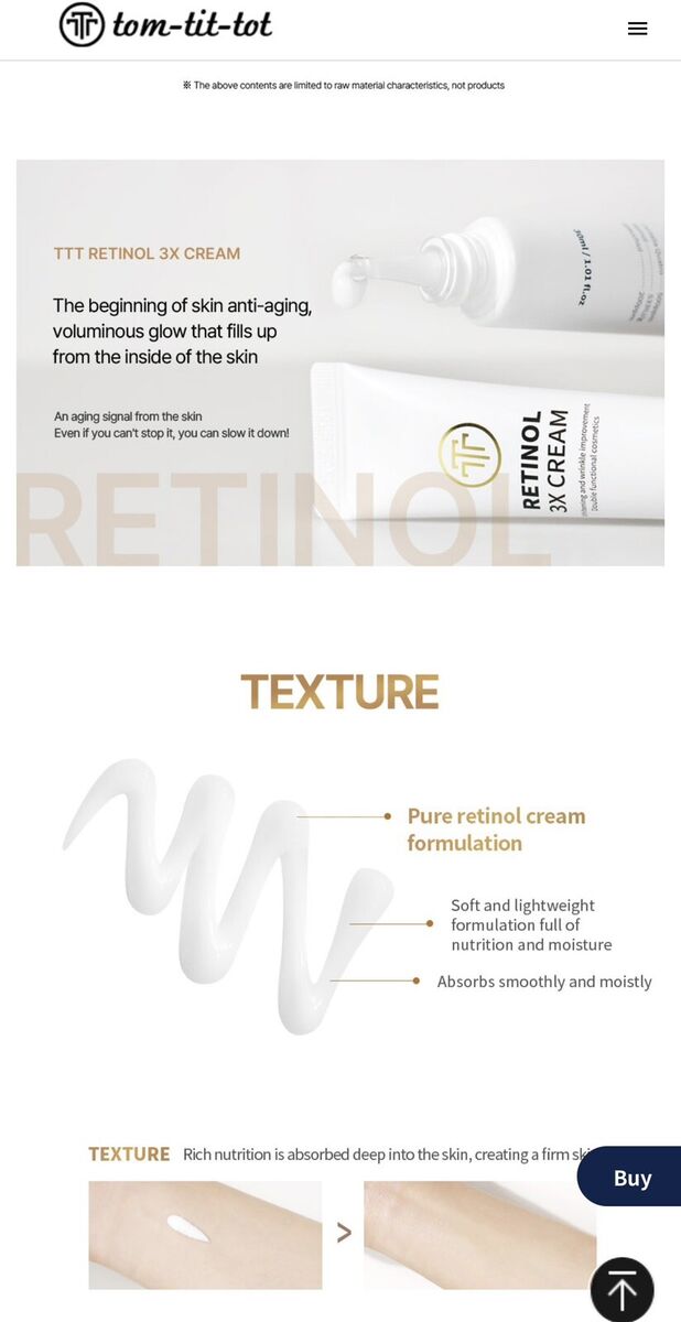 Tom-Tit-Tot - Retinol 3X Cream 30ml