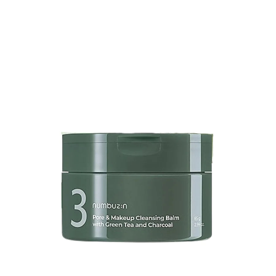 Numbuzin - No.3 Pore &amp; Makeup Cleansing Balm with Green Tea and Charcoal 85g