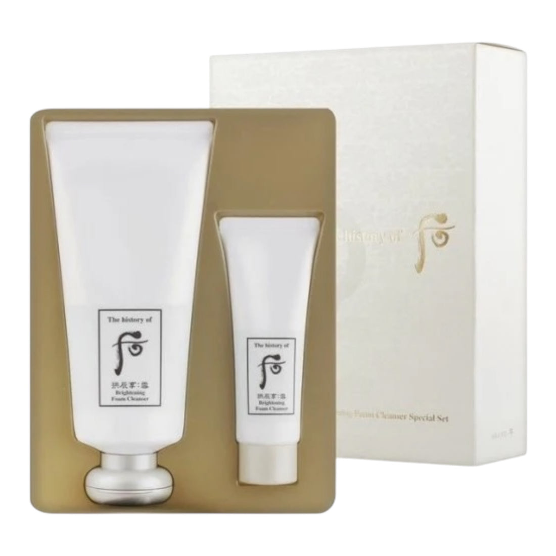 Whoo - Brightening Foam Cleanser Set 180ml + 40ml