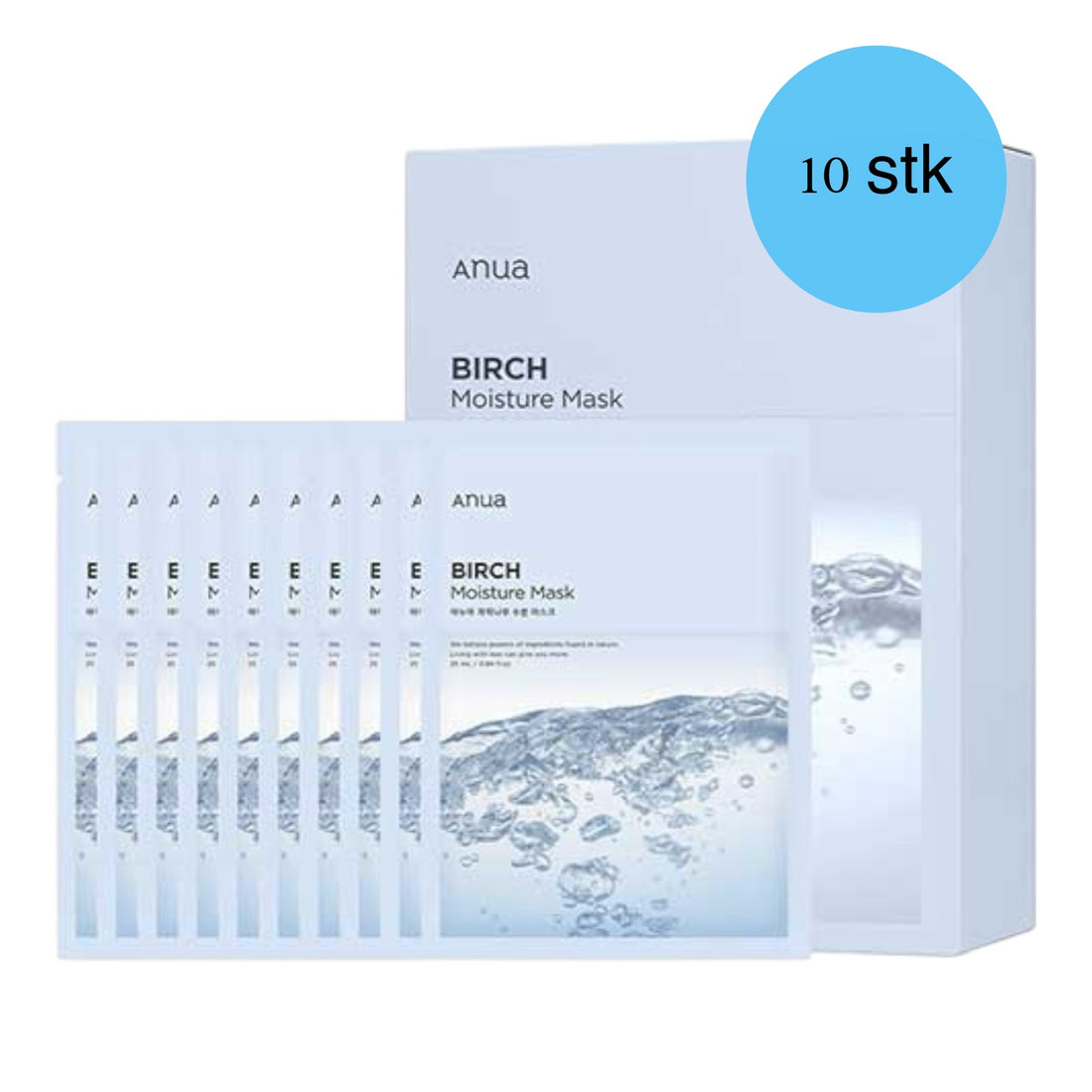 Anua - Birch Moisture Mask 10stk