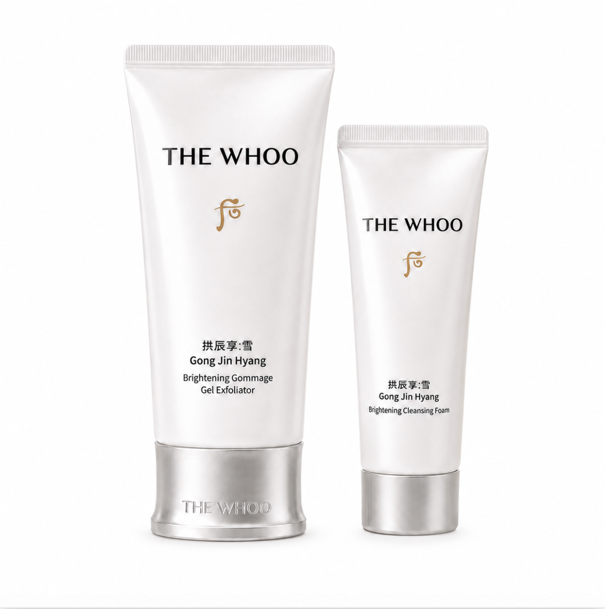 THE WHOO - Gongjinhyang Brightening Exfoliator Special Set 100ml peel + 40ml cleanser