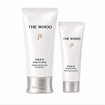 THE WHOO - Gongjinhyang Brightening Exfoliator Special Set 100ml peel + 40ml cleanser