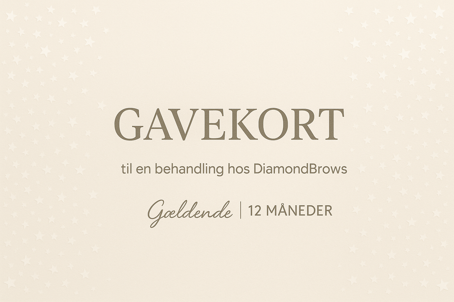 Gavekort til behandling