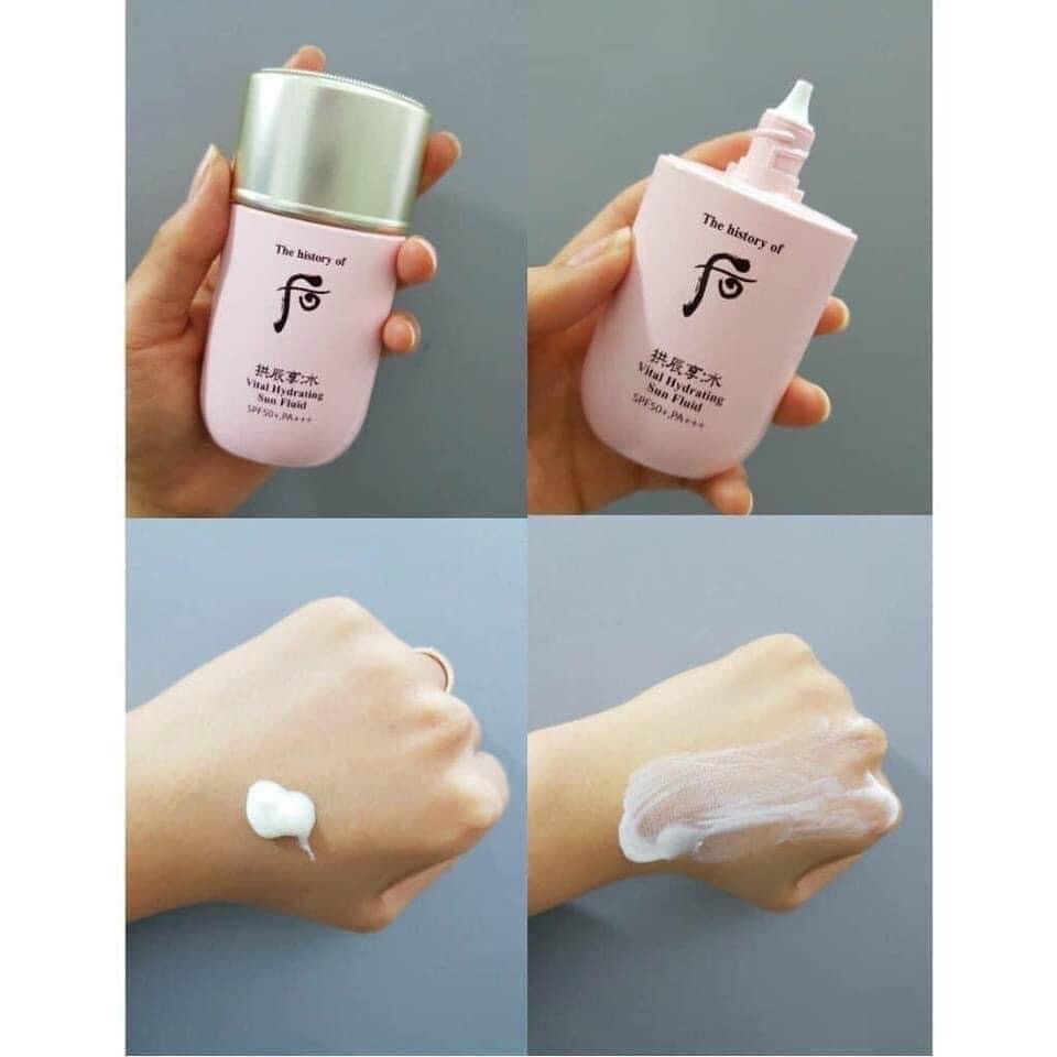 THE WHOO - Gong Jin Hyang Hydrating Sunscreen Fluid SPF50+ PA+++ Special Set (112ml)