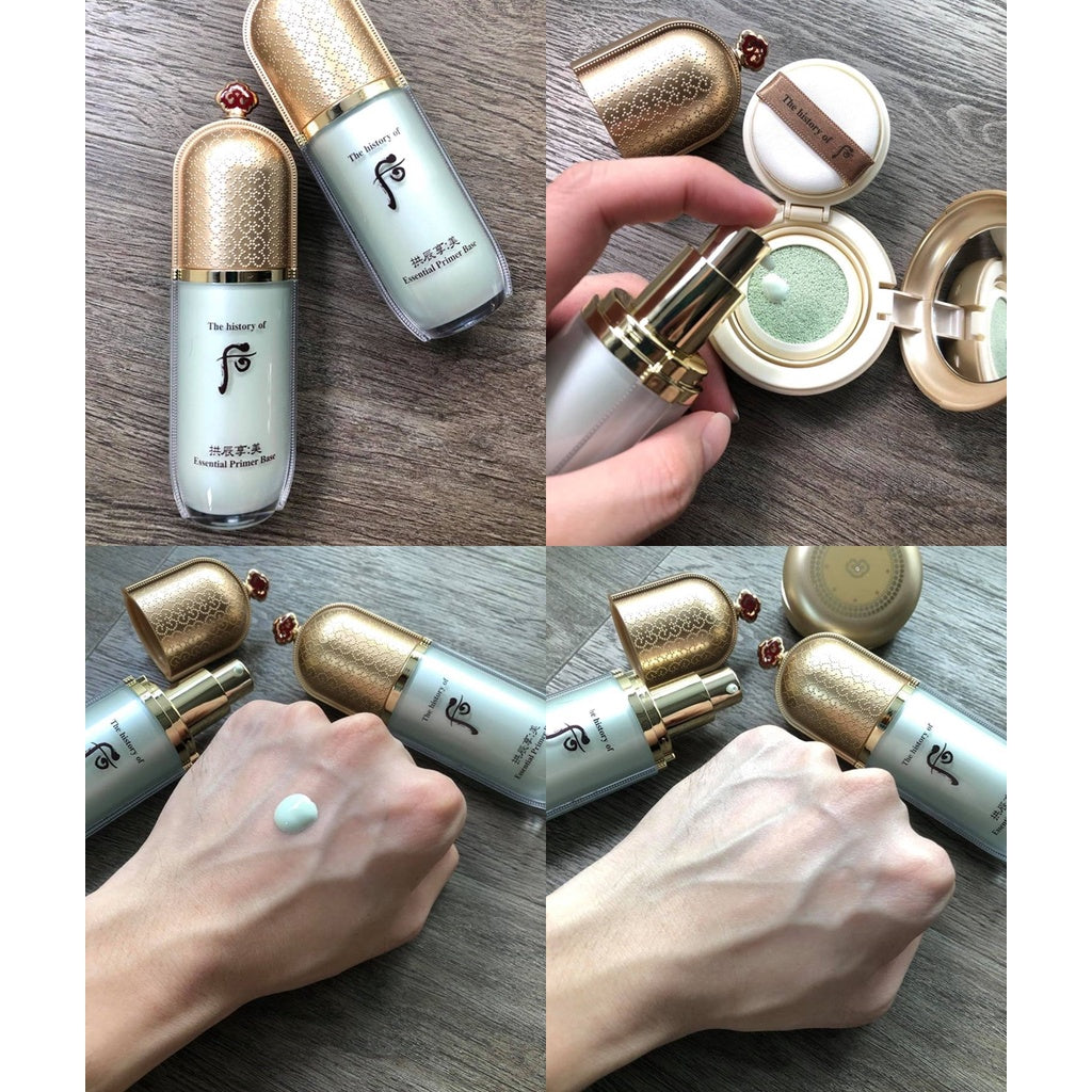 Whoo - Essential Primer Base &amp; Foam Cleanser Set 2x40ml