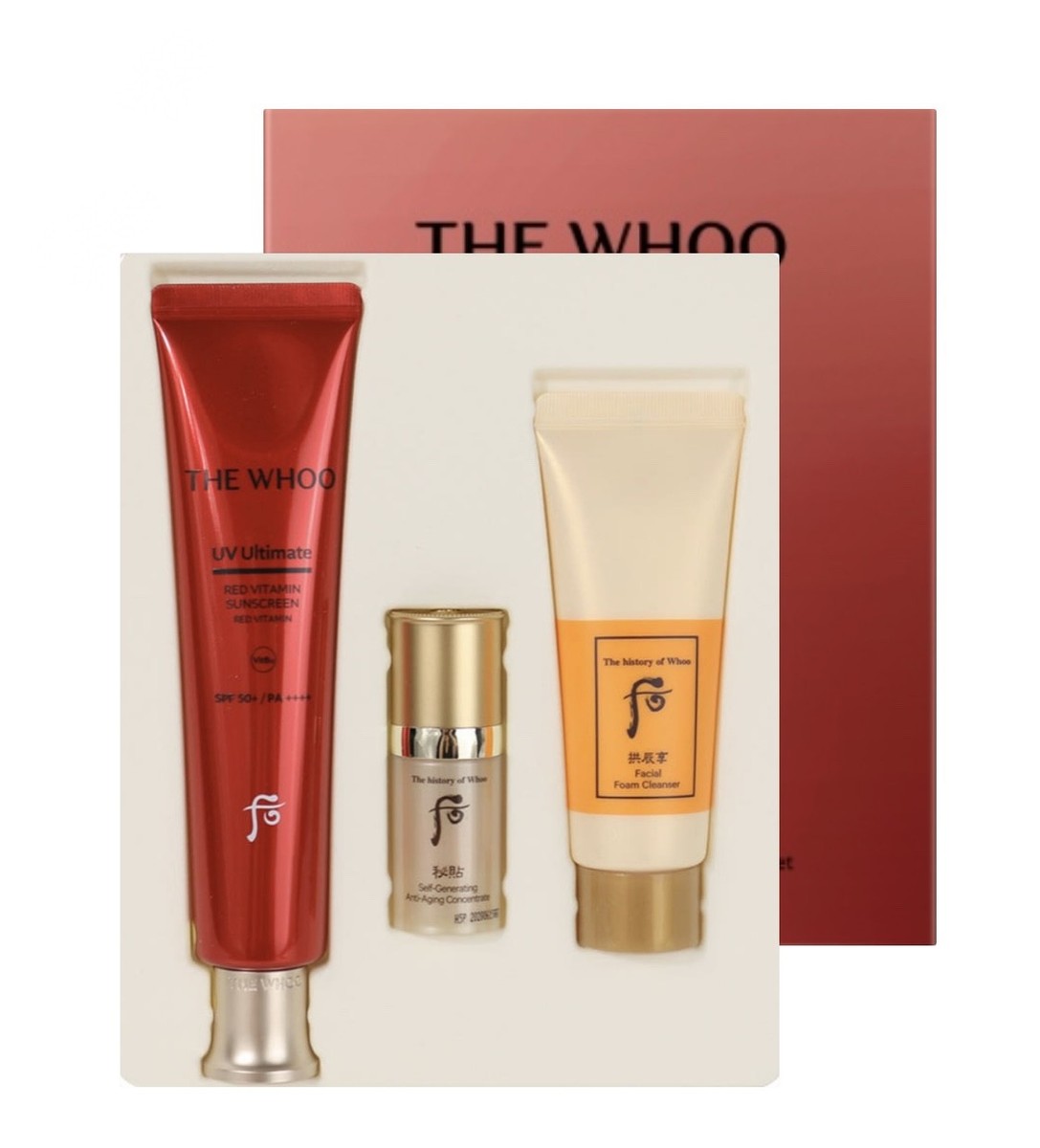 THE WHOO - UV Ultimate Red Vitamin Sunscreen SPF50+ PA++++ Special Set 75ml