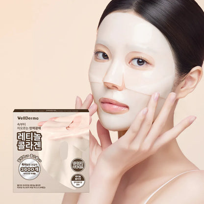 WellDerma - Retinol Collagen Fitting Mask (4 stk)