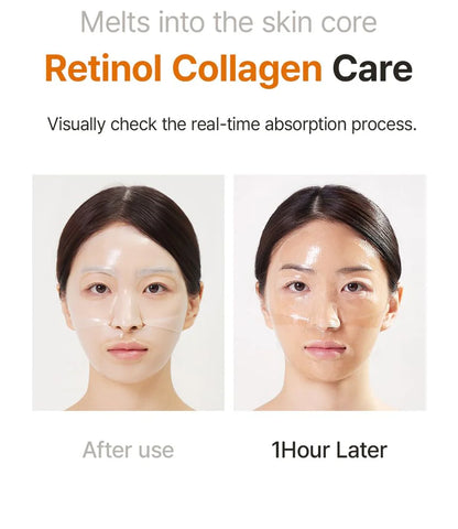 WellDerma - Retinol Collagen Fitting Mask (4 stk)