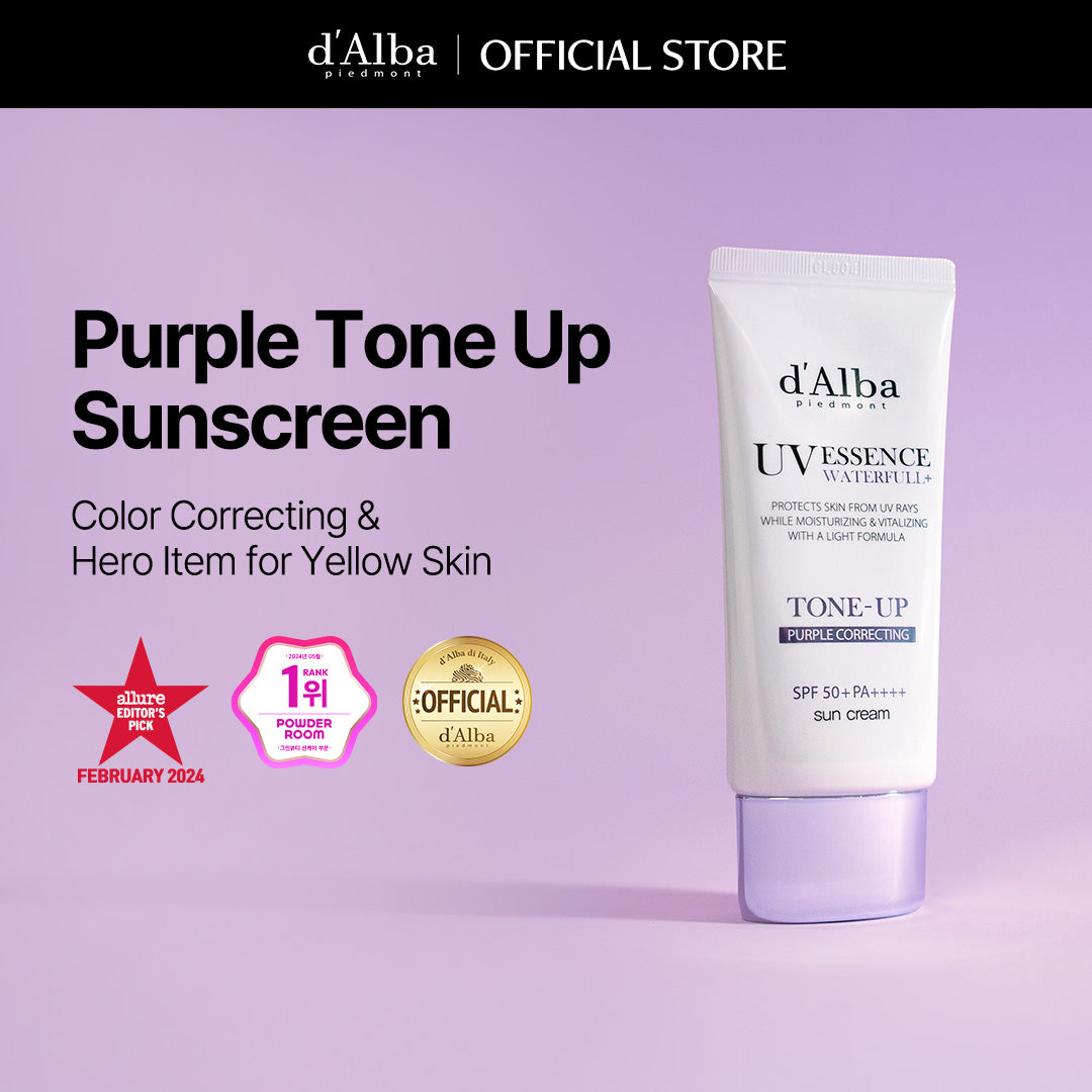 d’Alba - UV Essence Waterfull+ Tone-Up Purple Correcting SPF50+ PA++++ 50ml