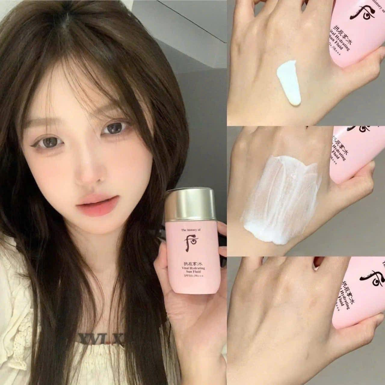 THE WHOO - Gong Jin Hyang Hydrating Sunscreen Fluid SPF50+ PA+++ Special Set (112ml)
