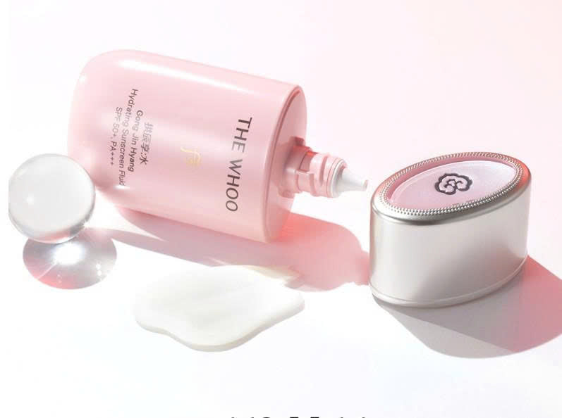 THE WHOO - Gong Jin Hyang Hydrating Sunscreen Fluid SPF50+ PA+++ Special Set (112ml)