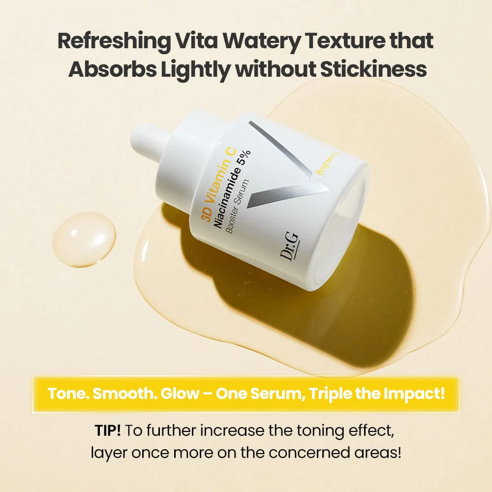 Dr.G - 3D Vitamin C Niacinamide 5% Booster Serum 30ml