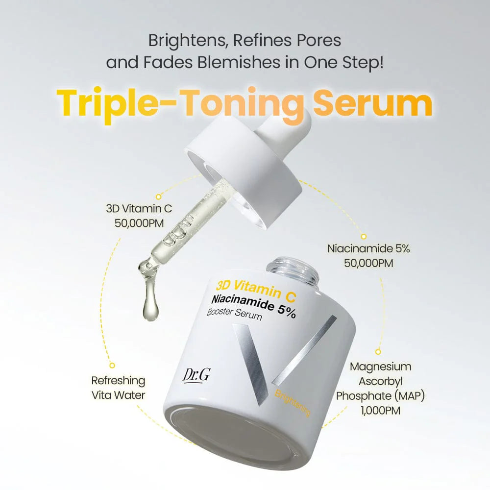 Dr.G - 3D Vitamin C Niacinamide 5% Booster Serum 30ml